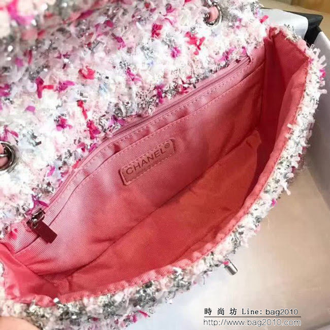 香奈兒CHANEL2018原單新品Chane*進口針織軟呢cf 全鋼五金 DSC1012